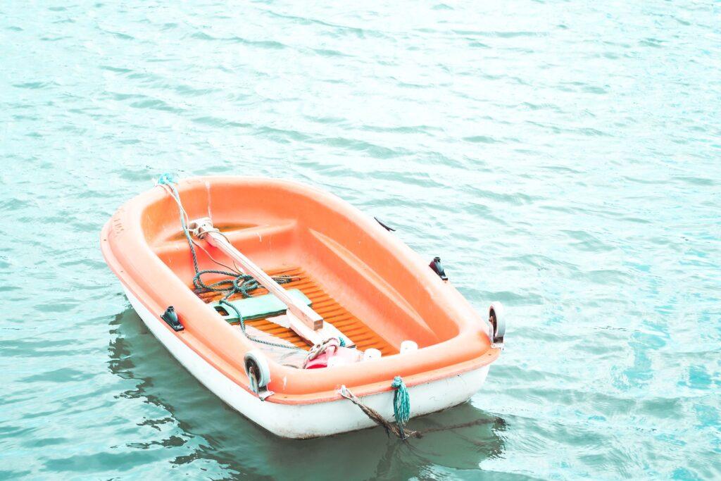 What is an inflatable boat with a motor called?